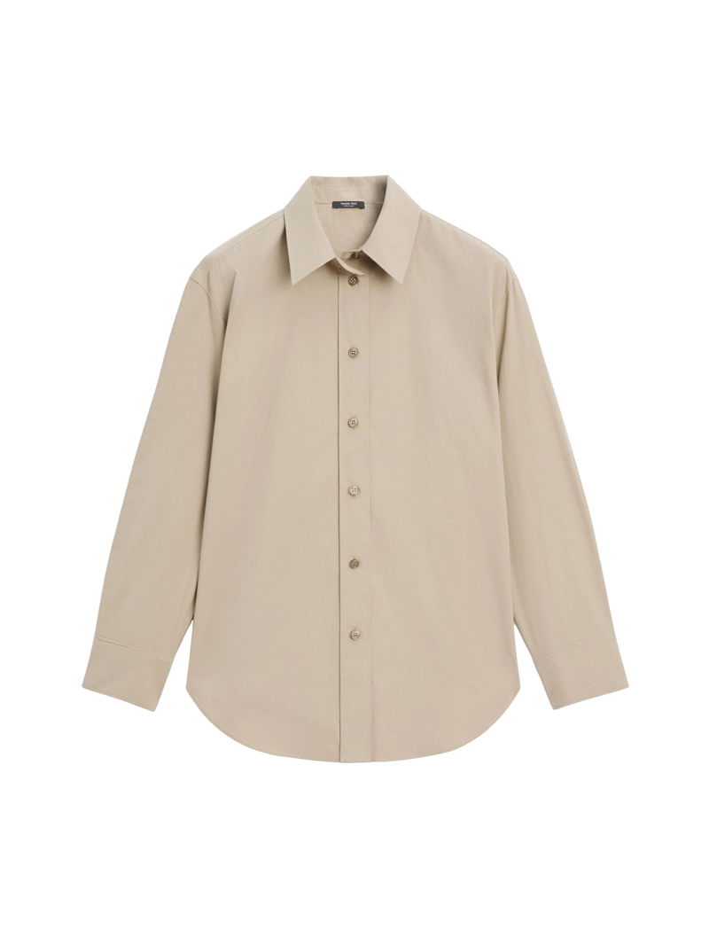 Рубашка из 100% хлопкового поплина