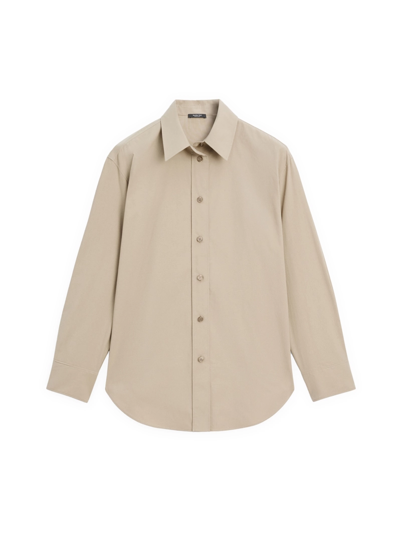 Рубашка из 100% хлопкового поплина