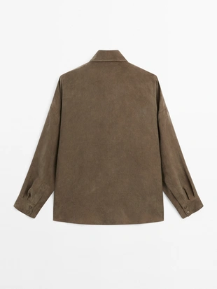 Блузка с молнией на груди- Заказать в России