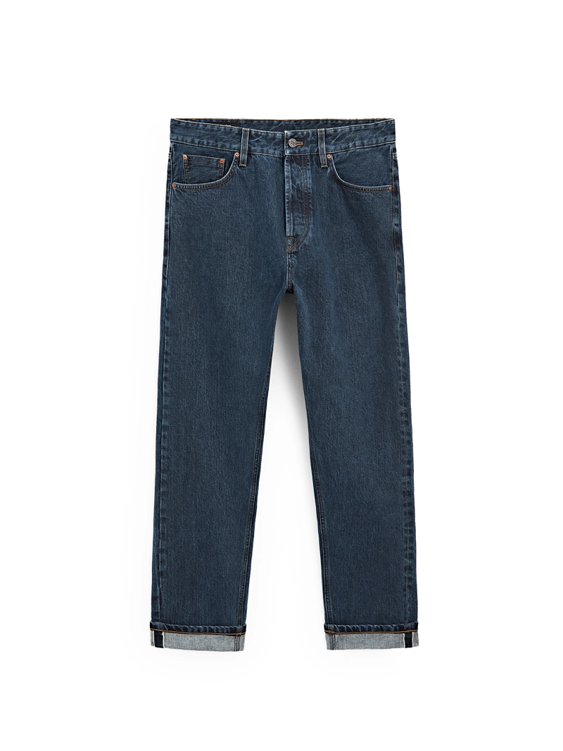 Джинсы с запонками selvedge fit