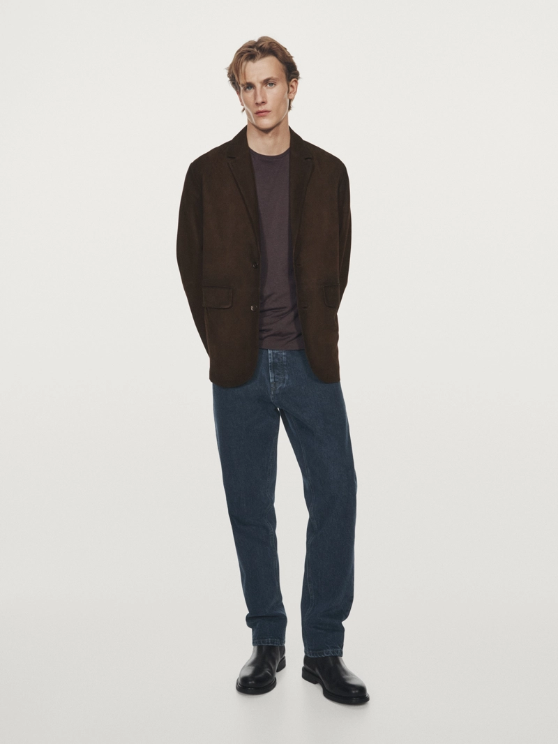Джинсы с запонками selvedge fit