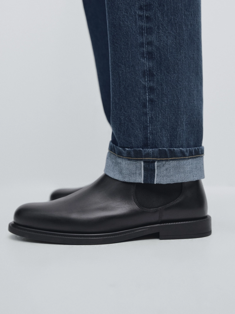 Джинсы с запонками selvedge fit