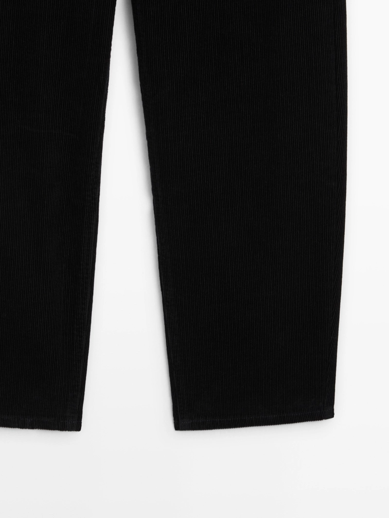 Брюки из вельвета barrel fit