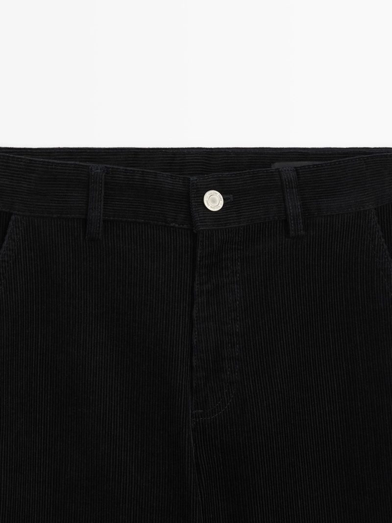 Брюки из вельвета barrel fit