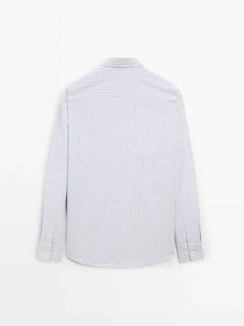 Рубашка в полоску regular fit
