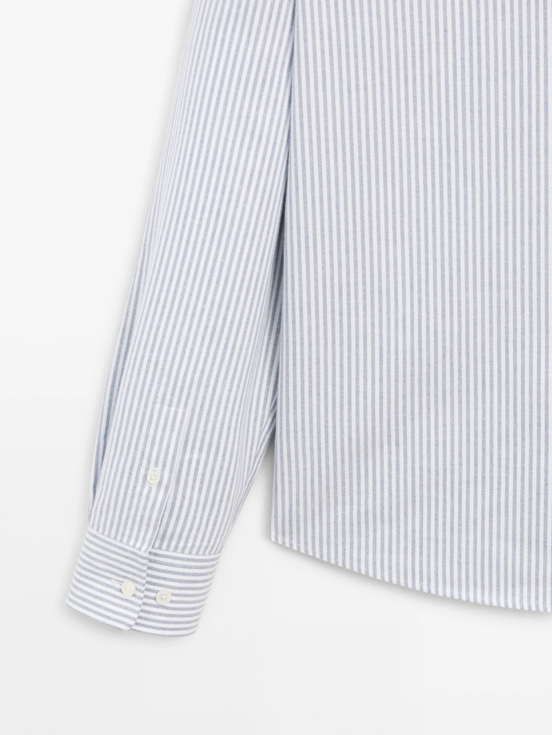 Рубашка в полоску regular fit