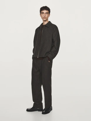 Полосатый пиджак из шерстяной смеси- Заказать в России