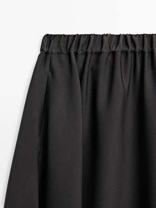 Юбка-солнце миди с эластичным поясом- Заказать в России