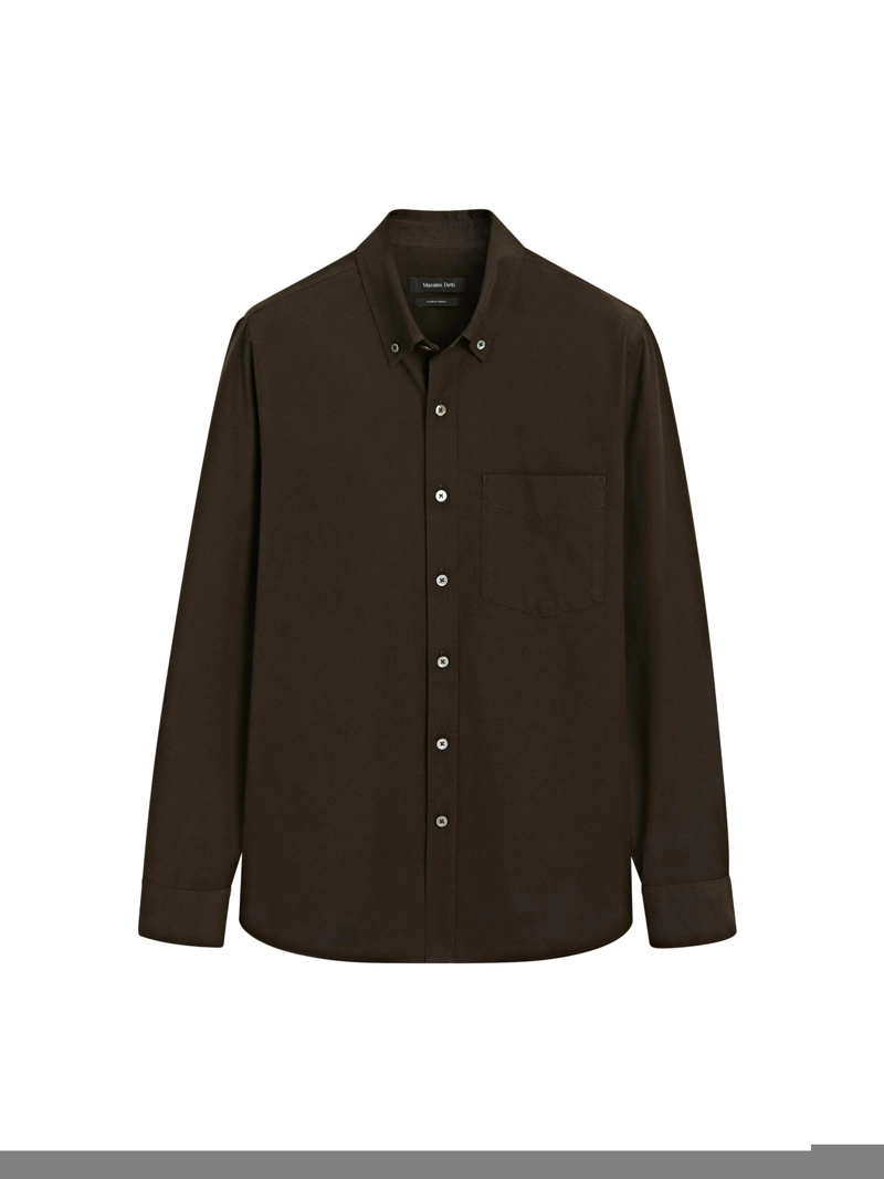 Рубашка с карманом regular fit