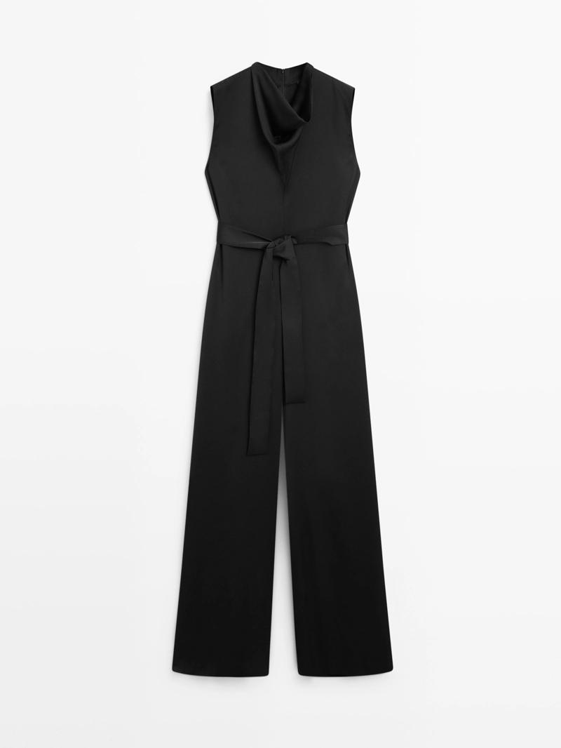 Комбинезон из потрясающего атласа