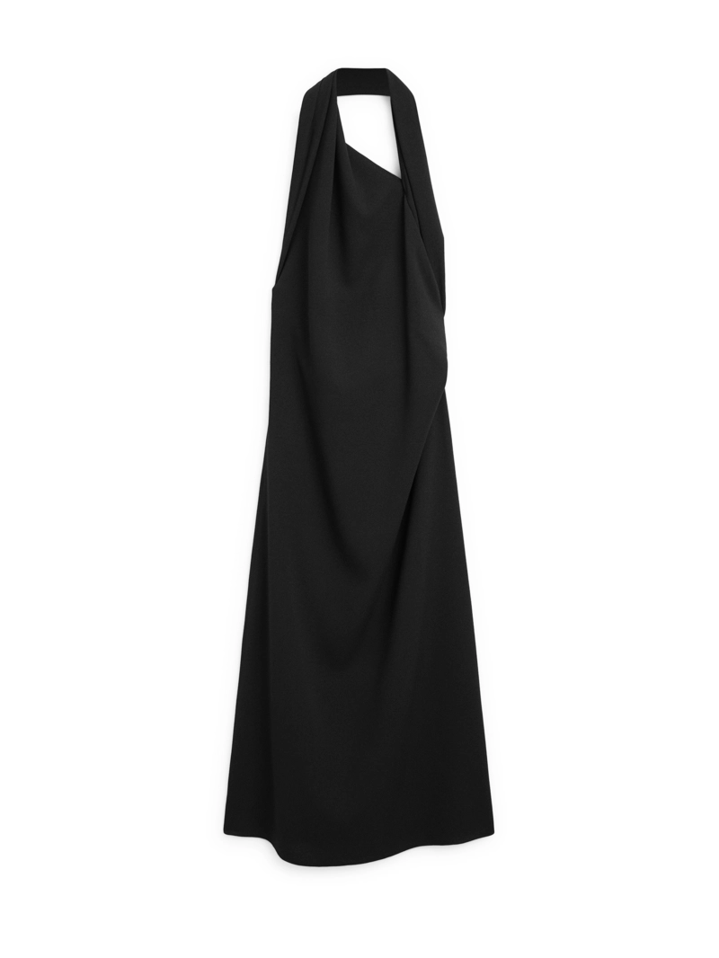 Длинное платье с открытой спиной - limited