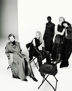 Купить Massimo Dutti Длинное платье с деталями на горловине - LIMITED