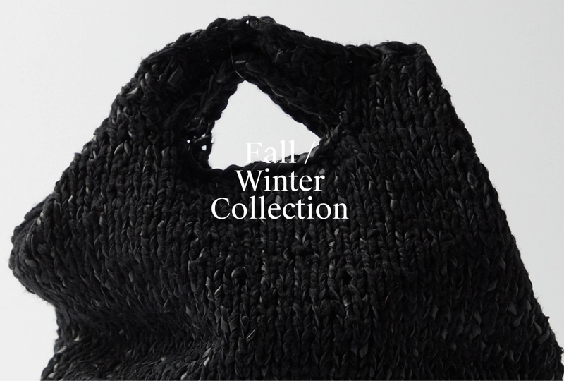 Большая сумка из кожи и вязаного крючком - limited