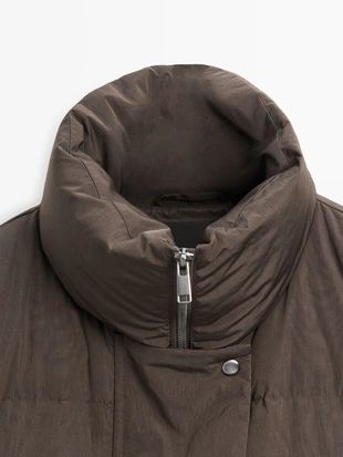 Купить Massimo Dutti Пуховик с водоотталкивающей отделкой