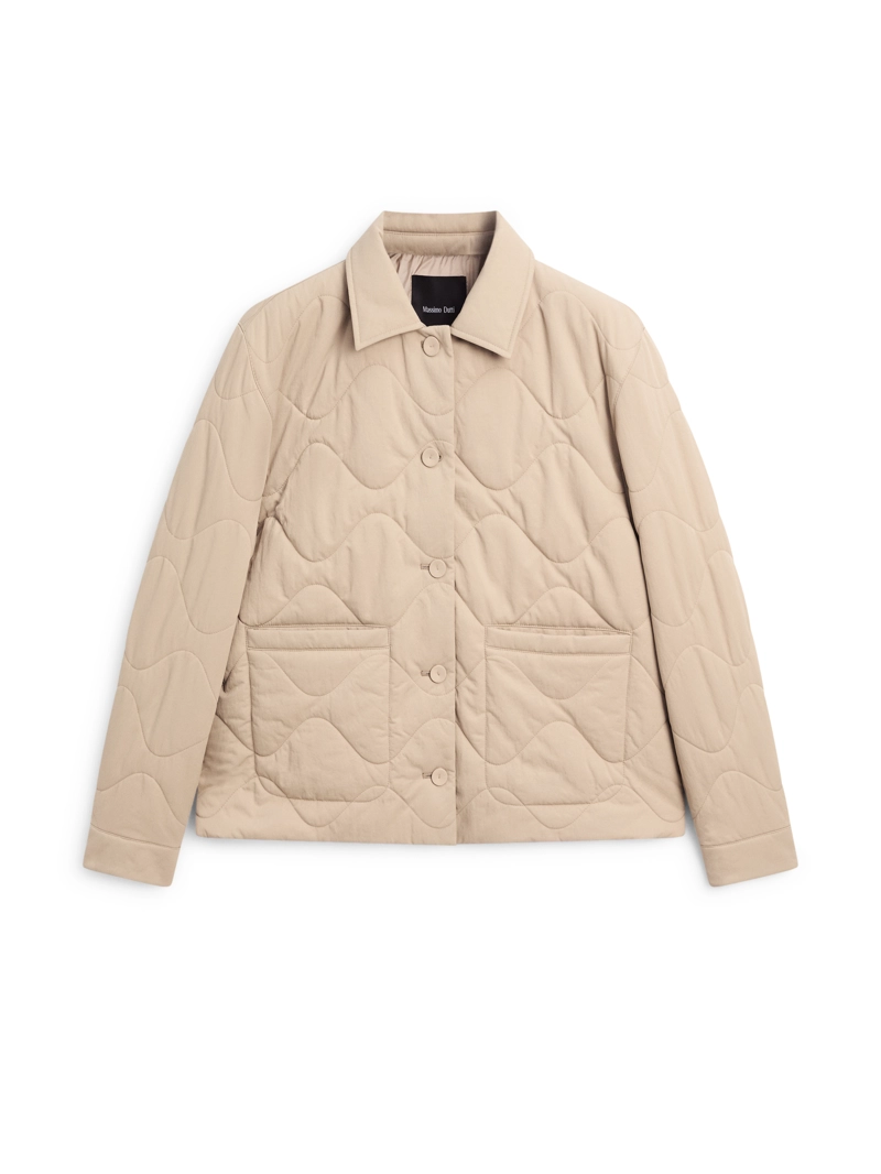 Куртка с деталями шва