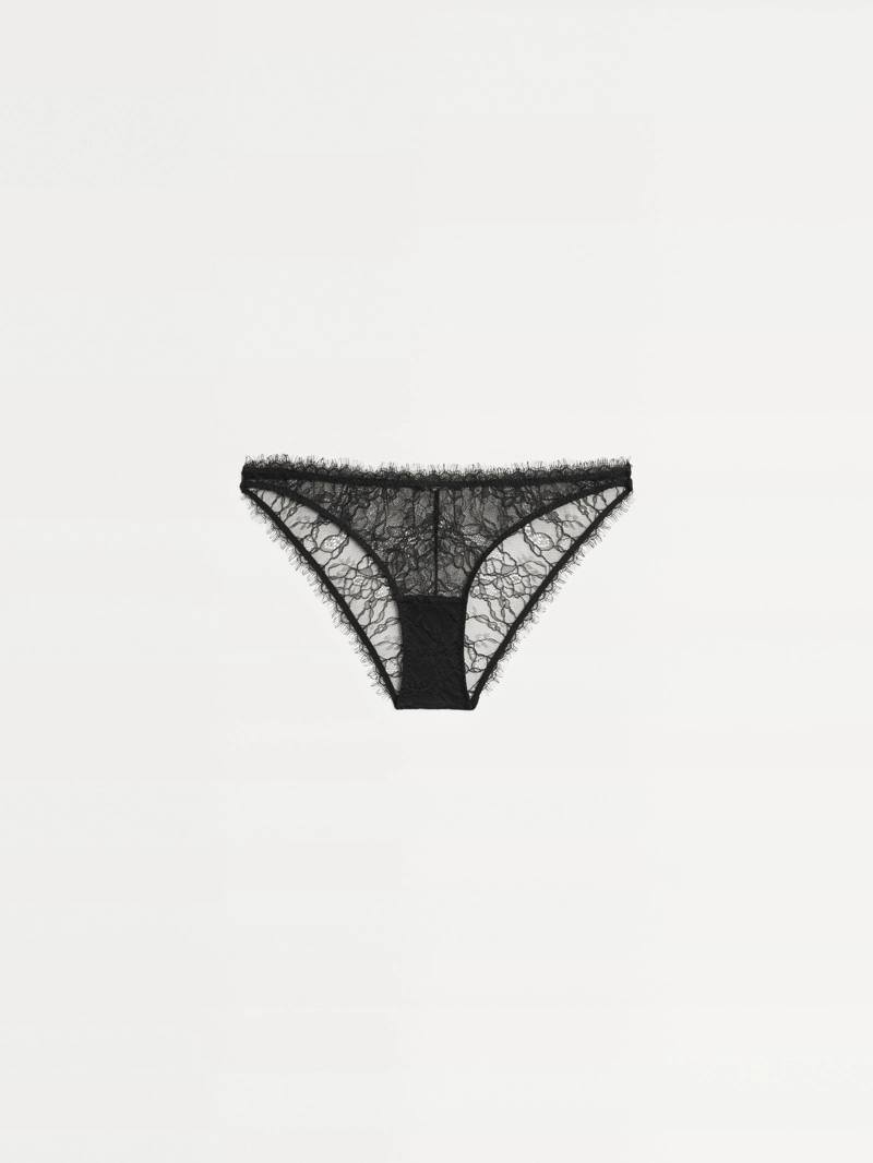 Трусики из кружева с эффектом обрывов