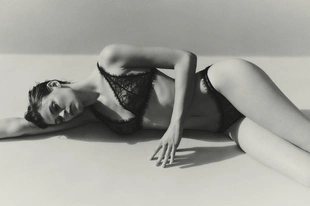 Трусики из кружева с эффектом обрывов- Заказать в России