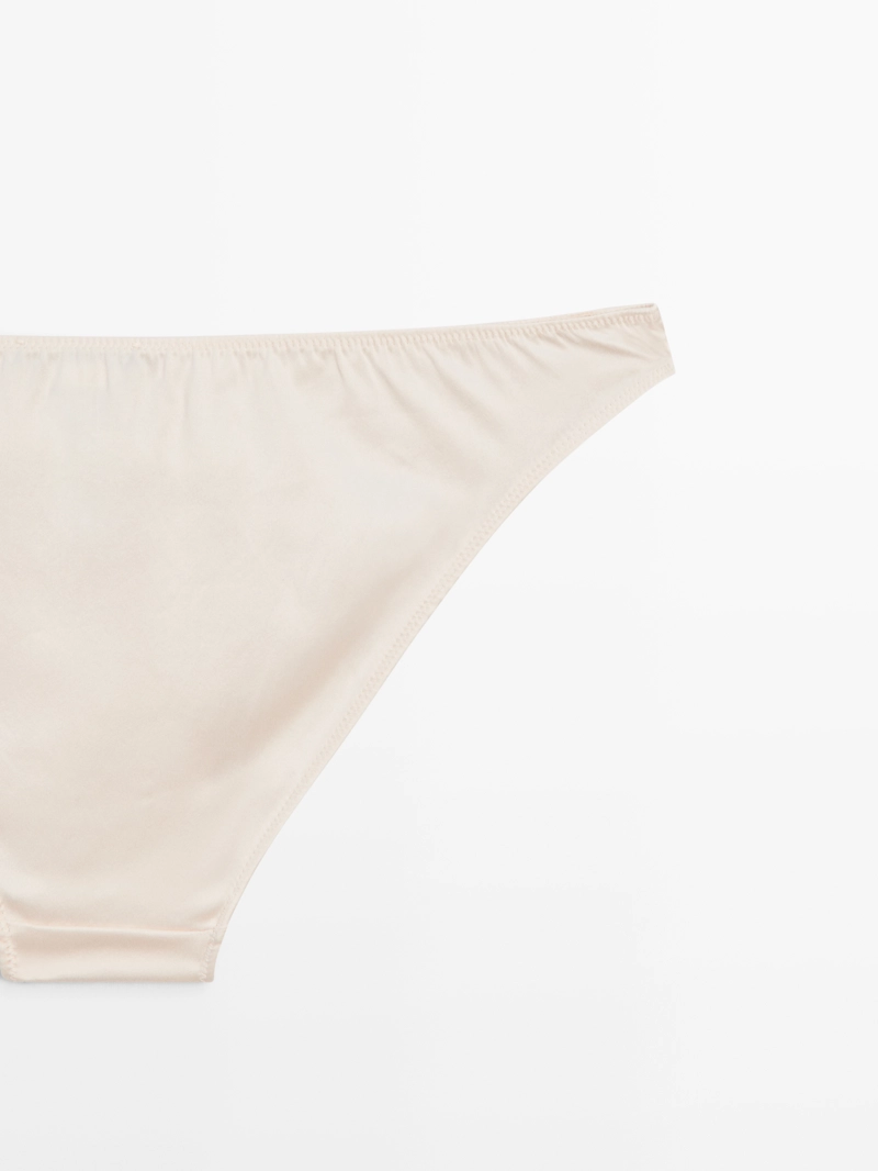 Трусики из атласного шелка