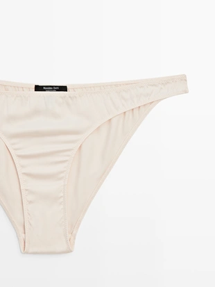 Трусики из атласного шелка- Заказать в России