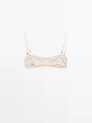 CREAM|4913/783 - Massimo Dutti Бандо из шёлкового микроволокна