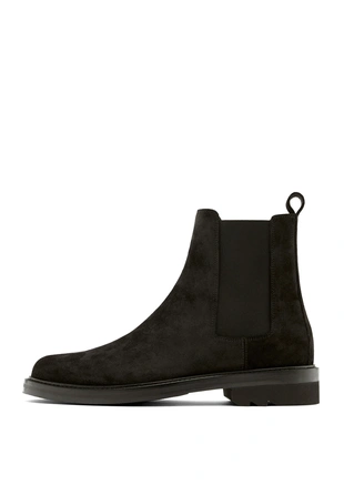 Ботинки из разделанной замши на механических подошвах - лимитированная- Заказать в России