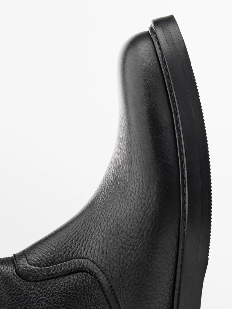 Черные ботинки из натуральной кожи - limited edition