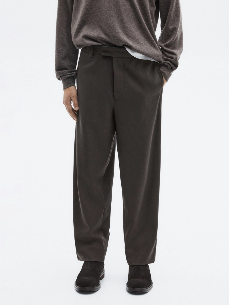 Брюки из 100% шерсти для костюма - limited