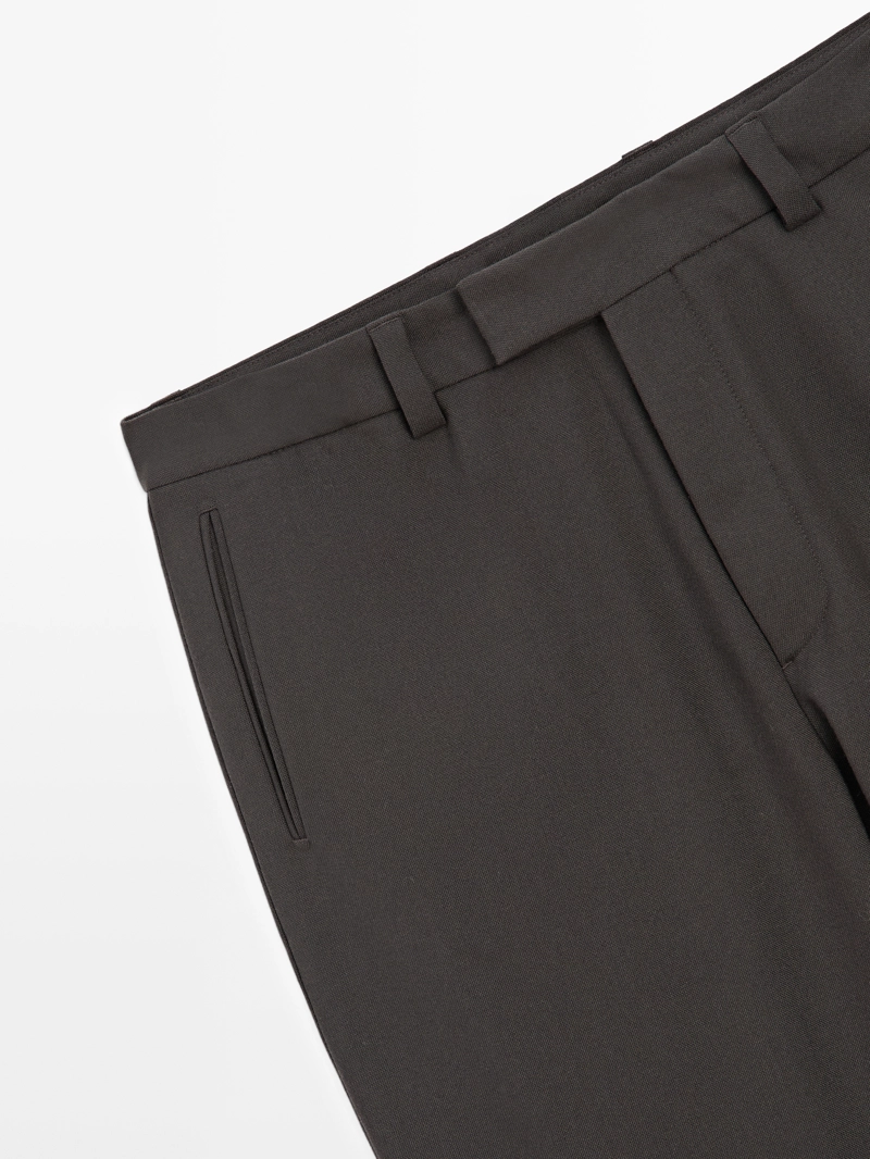 Брюки из 100% шерсти для костюма - limited