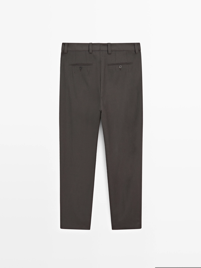 Брюки из 100% шерсти для костюма - limited