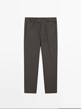 Брюки из 100% шерсти для костюма - LIMITED- Заказать в России