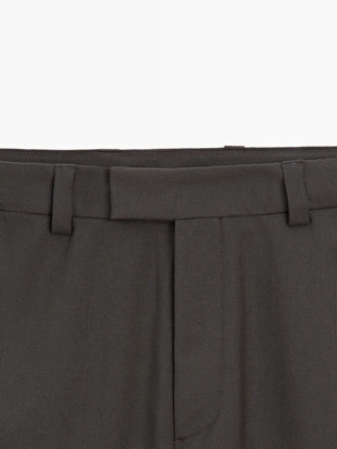 Брюки из 100% шерсти для костюма - LIMITED- Заказать в России