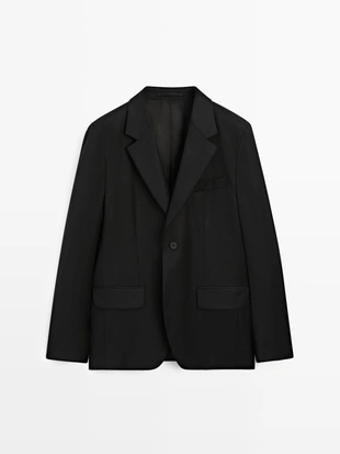 BLACK|3572/880 - Massimo Dutti Американский клетчатый костюм - LIMITED