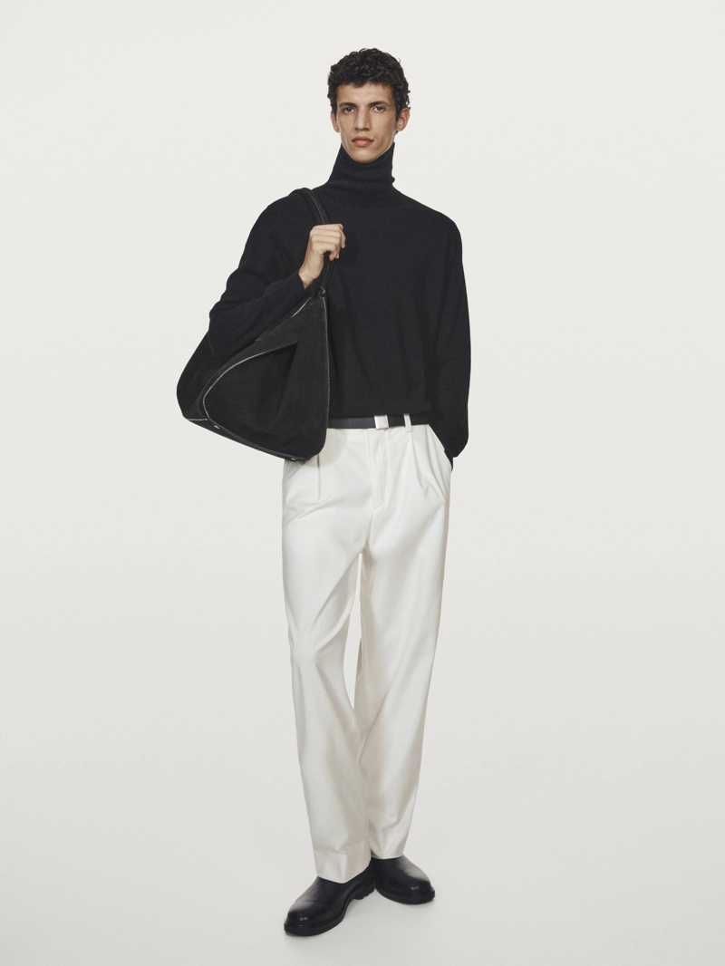 Широкие брюки с защипами - limited