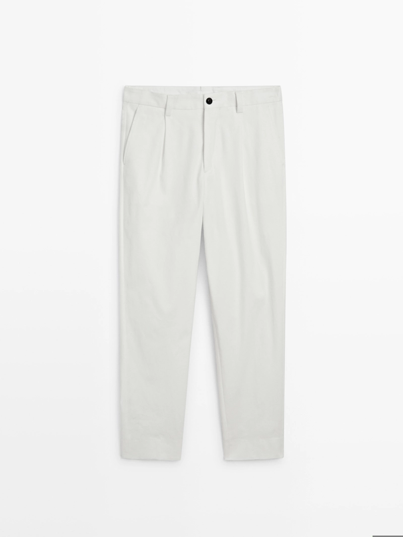 Широкие брюки с защипами - limited