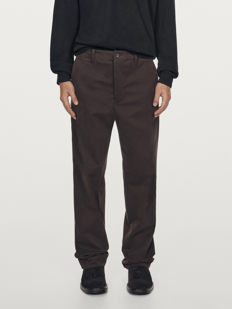 Брюки широкие с карманами - limited