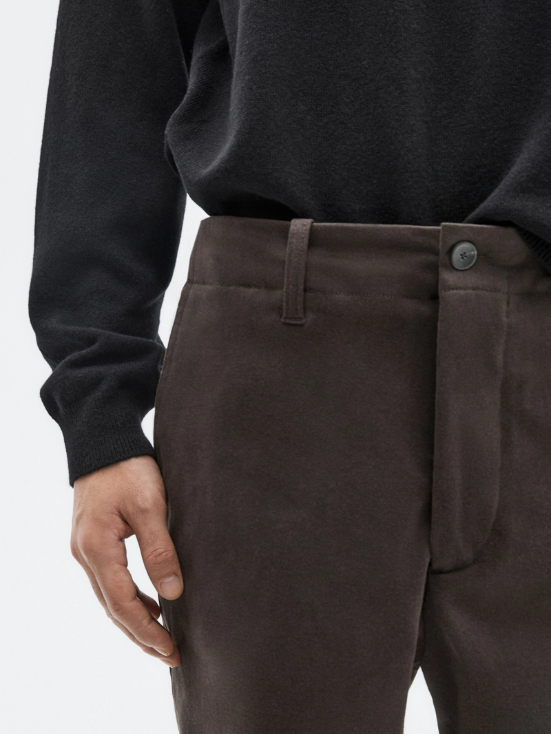 Брюки широкие с карманами - limited