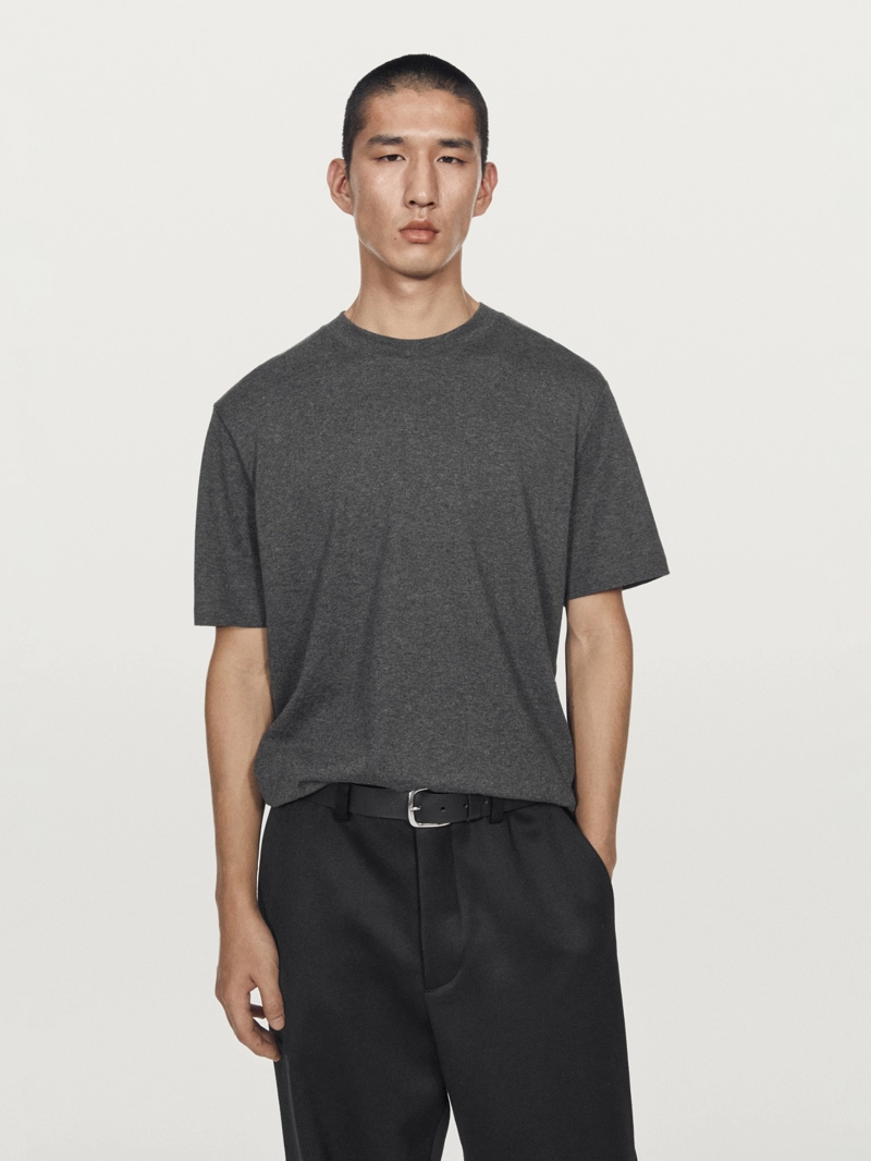 Футболка из хлопкового микса с коротким рукавом - лимитирована