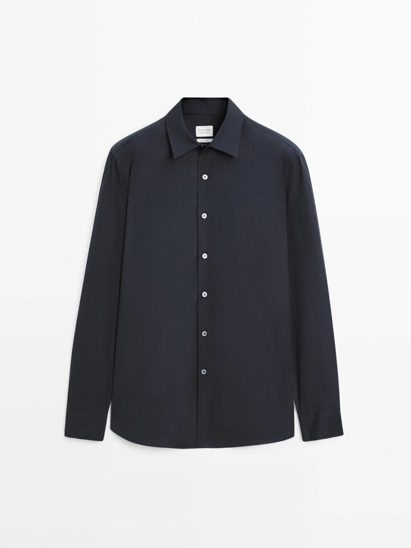 Рубашка из 100% хлопка свободного кроя - limited