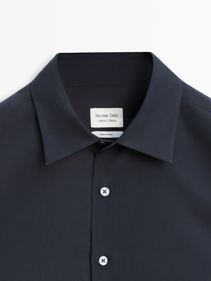 Рубашка из 100% хлопка свободного кроя - limited