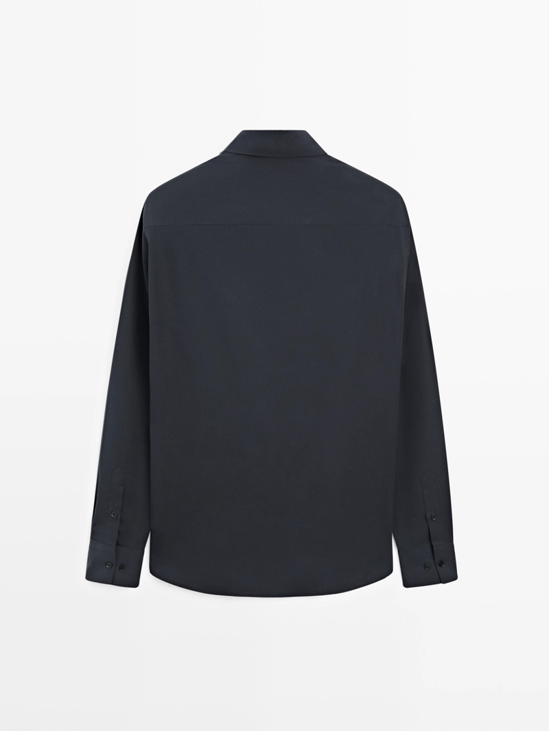 Рубашка из 100% хлопка свободного кроя - limited