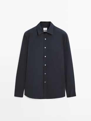 Купить Massimo Dutti Рубашка из 100% хлопка свободного кроя - LIMITED