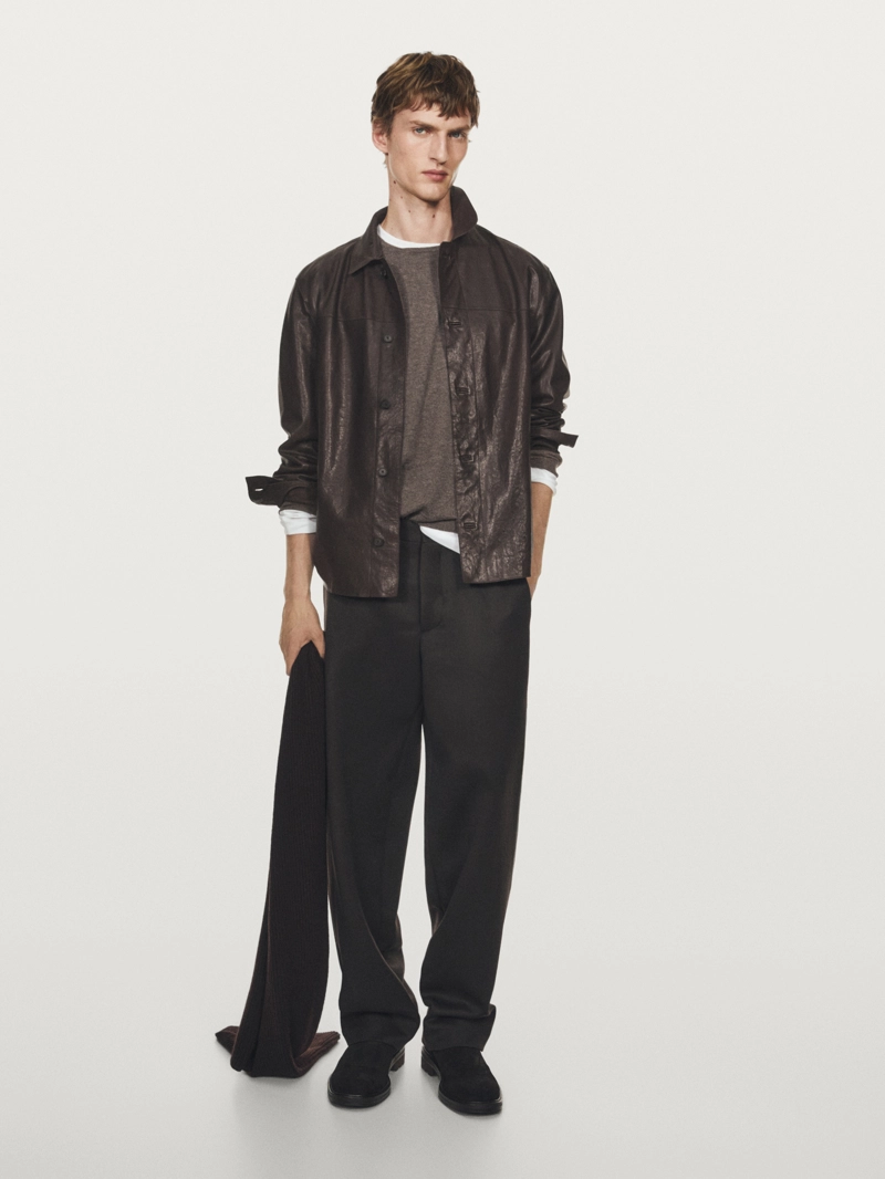 Кожаная рубашка - limited