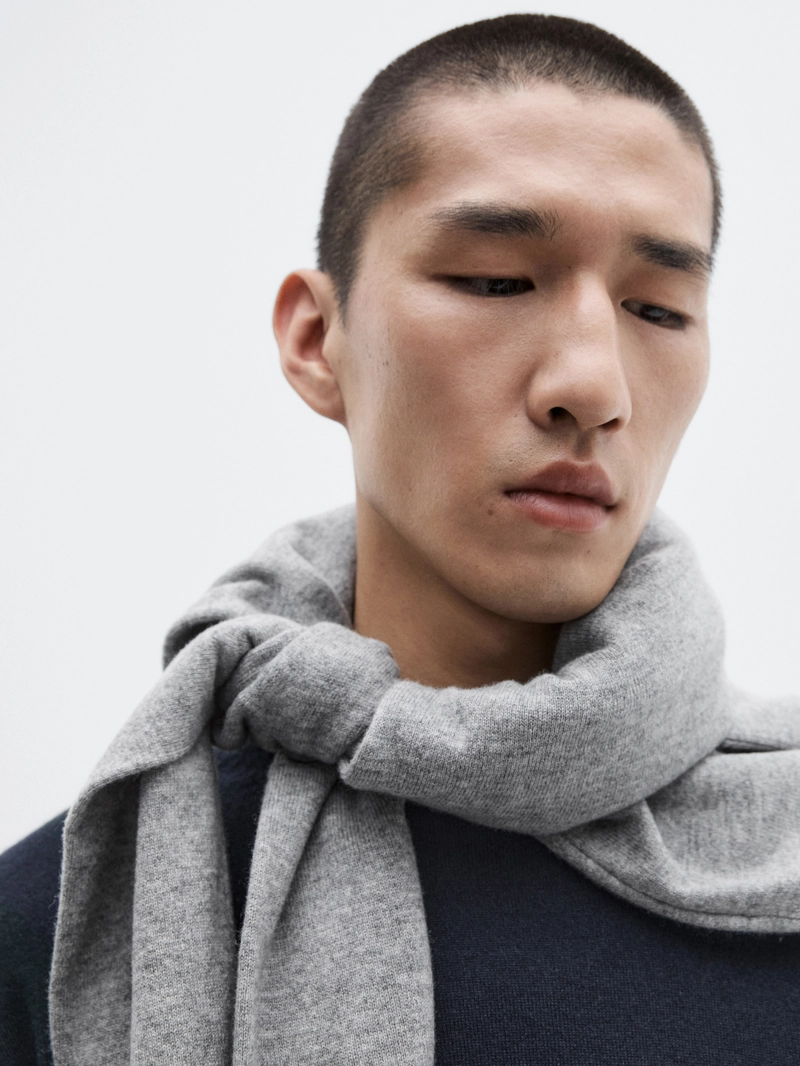 Свитер из 100% кашемира с круглым вырезом - limited