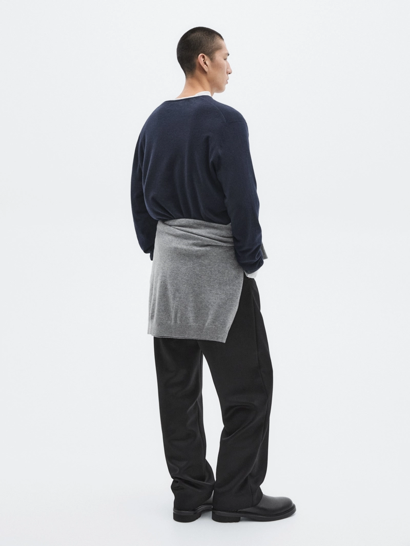 Свитер из 100% кашемира с круглым вырезом - limited