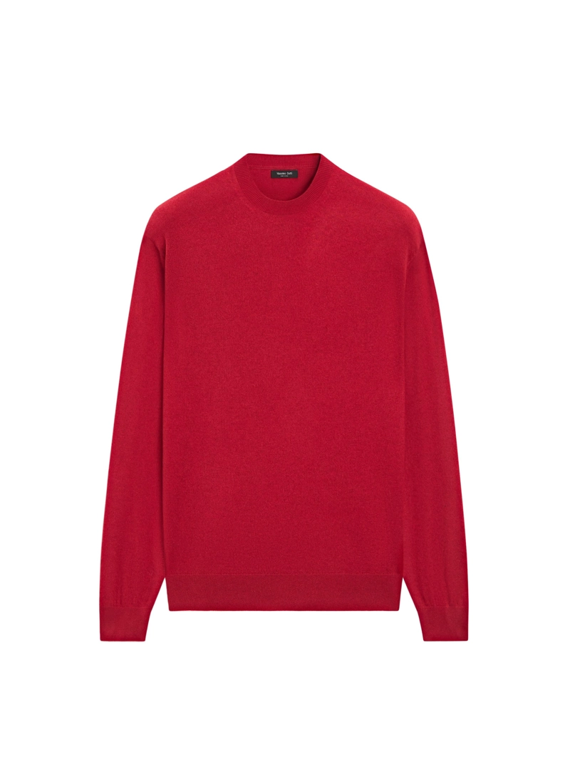 Свитер из шерсти и кашемира вязаный - лимитированный