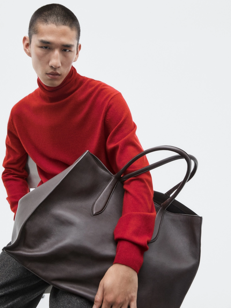 Свитер из шерсти и кашемира с высоким воротником - limited