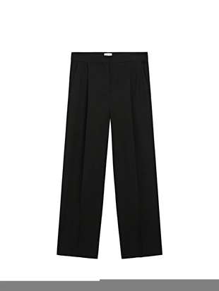 Широкие брюки из 100% шерсти с ластиком - LIMITED- Заказать в России