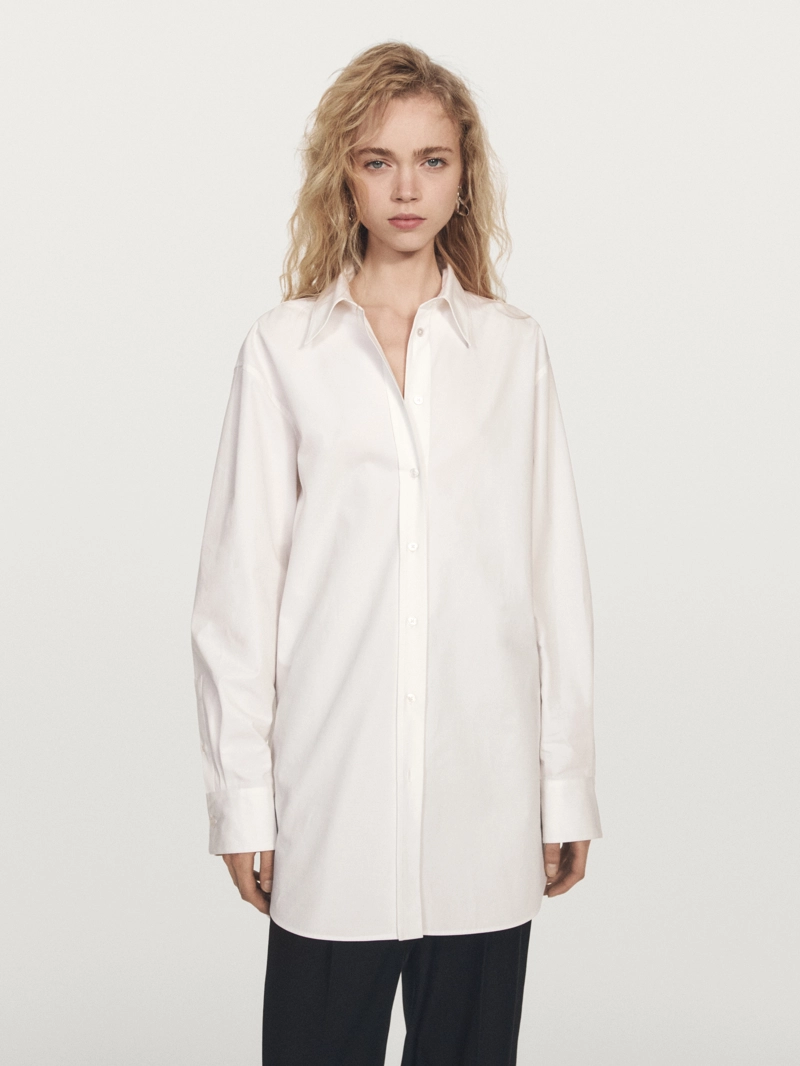 Рубашка long loose-fitting - limited