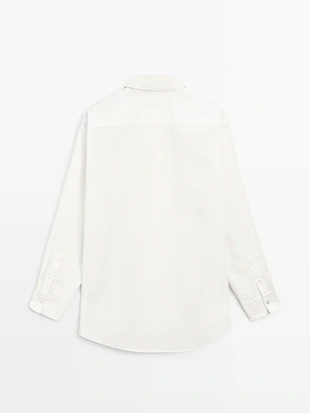 Рубашка LONG LOOSE-FITTING - LIMITED- Заказать в России