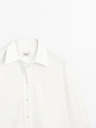 Рубашка LONG LOOSE-FITTING - LIMITED- Заказать в России